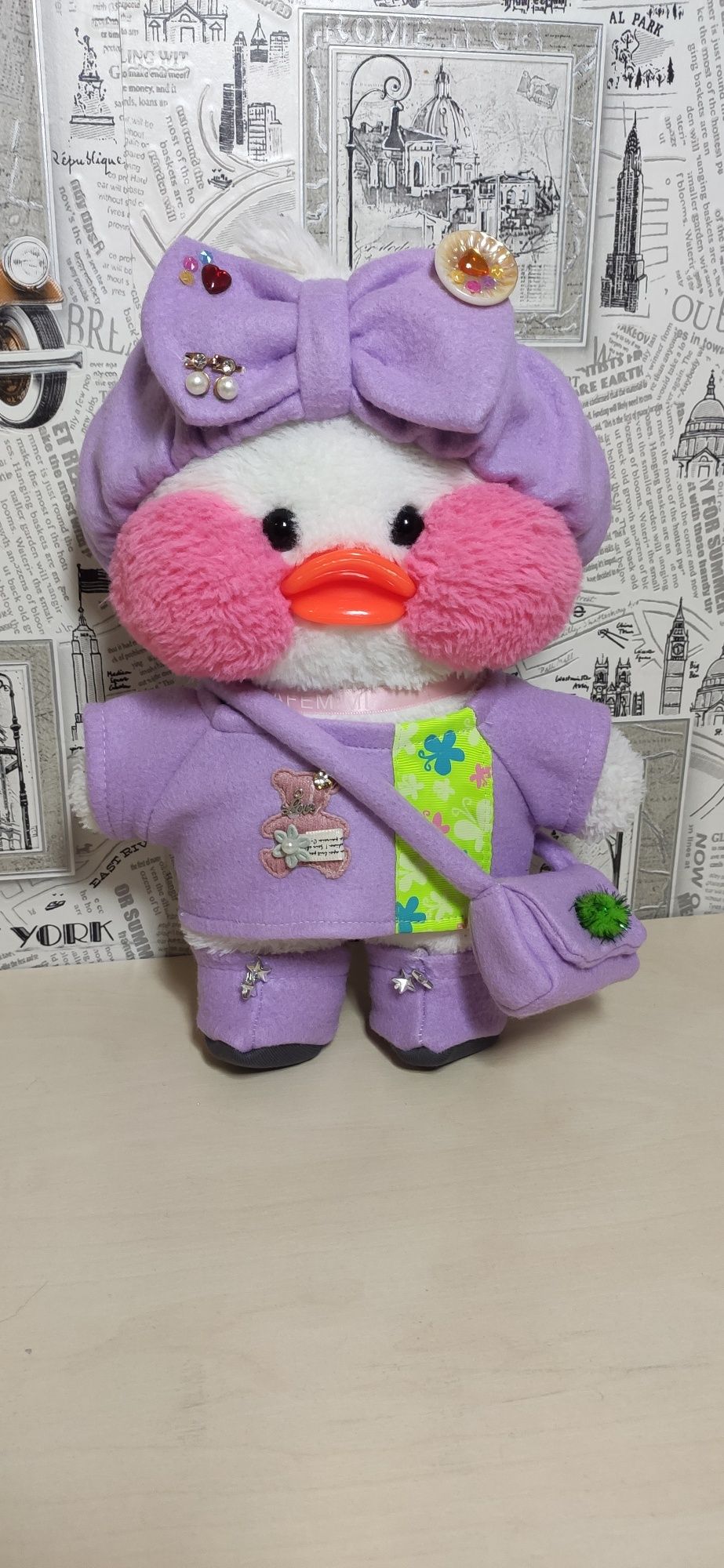 Новорічний одяг для качечок лалафан. Lalafanfan качка