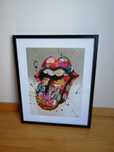 Quadro língua dos Stones novo