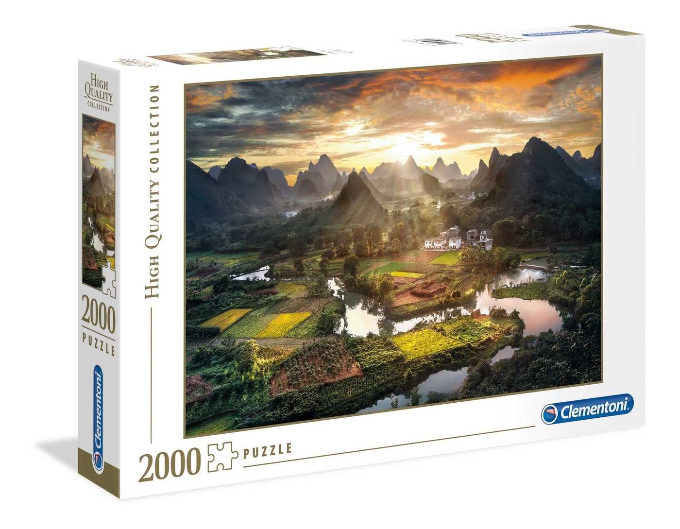 CLEMENTONI 32564 puzzle 2000 elementów WIDOK NA CHINY