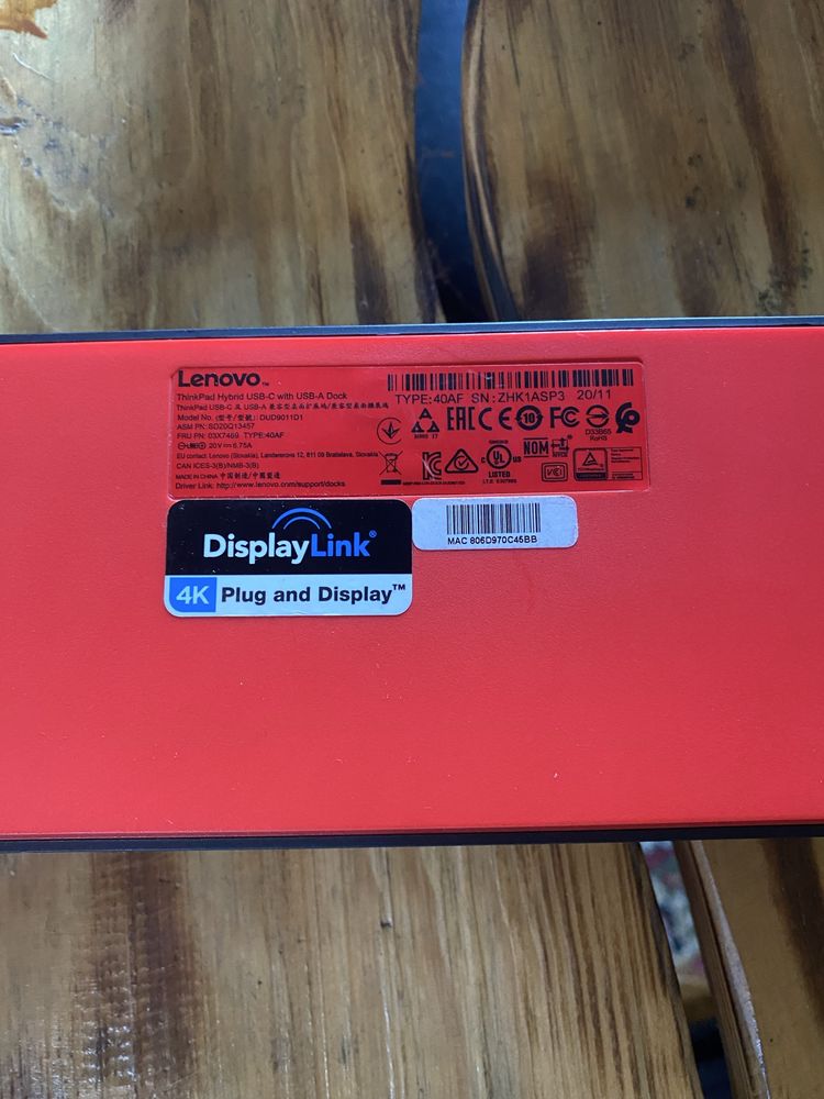 Stacja dokujaca thinkpad dock dud9011d1