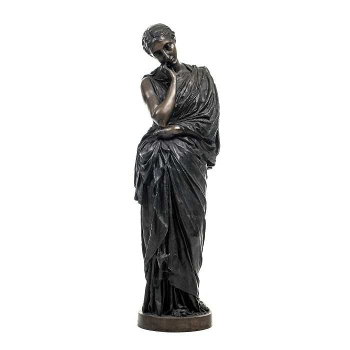 Escultura Angústia - Teixeira Lopes