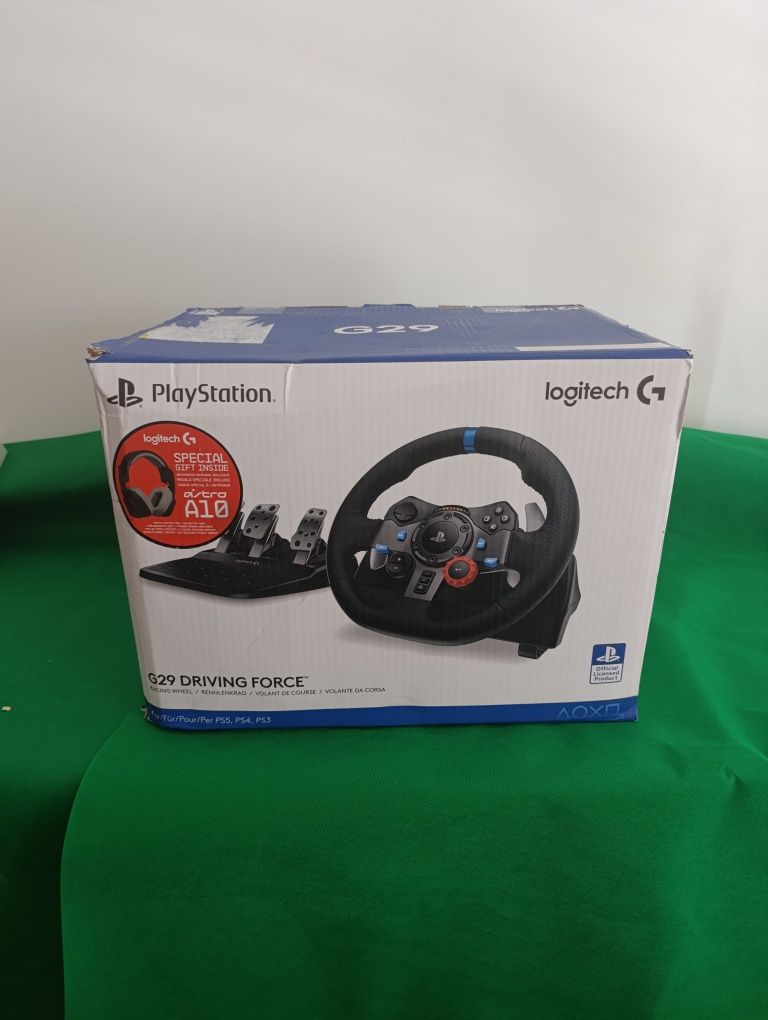 Volante e pedais Logitech G29 + auscultadores A10 (3 anos garantia)