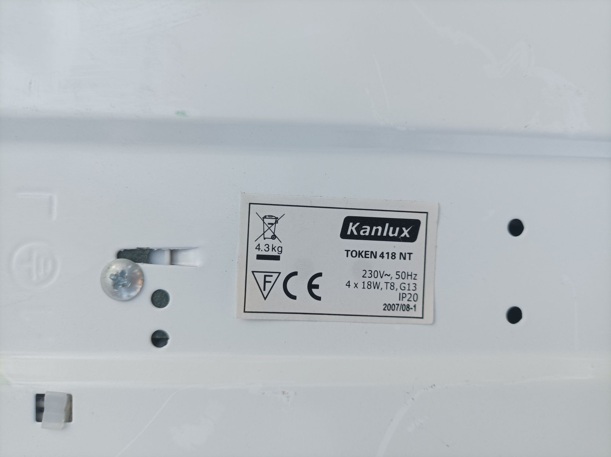 Lampa kaseton oprawa sztuk 6.