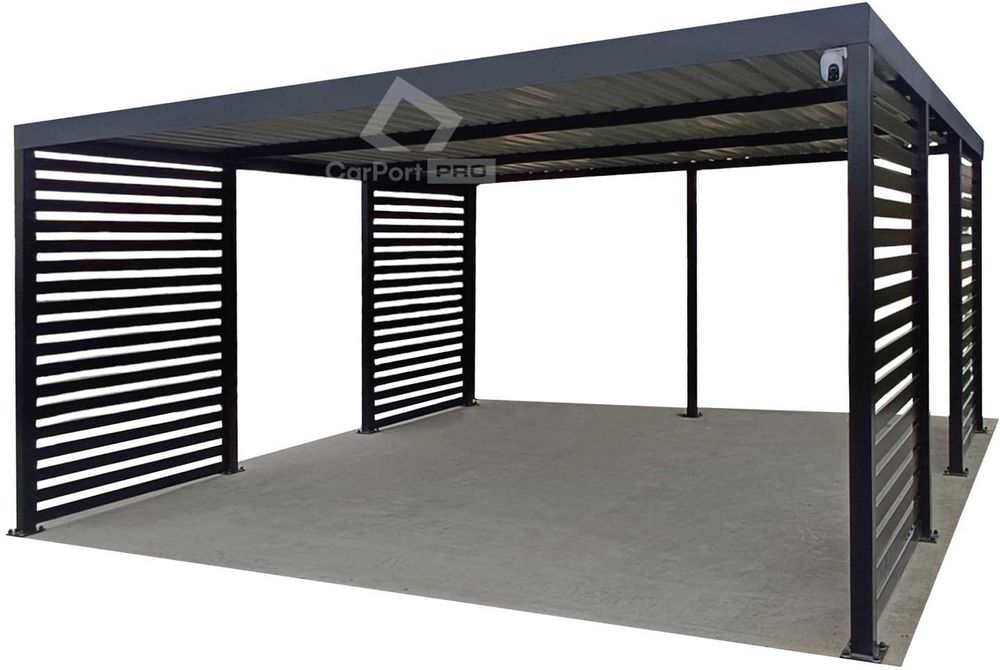 CarPort PREMIUM wiata samochodowa 5x5 dodatkowa zabudowa CP112