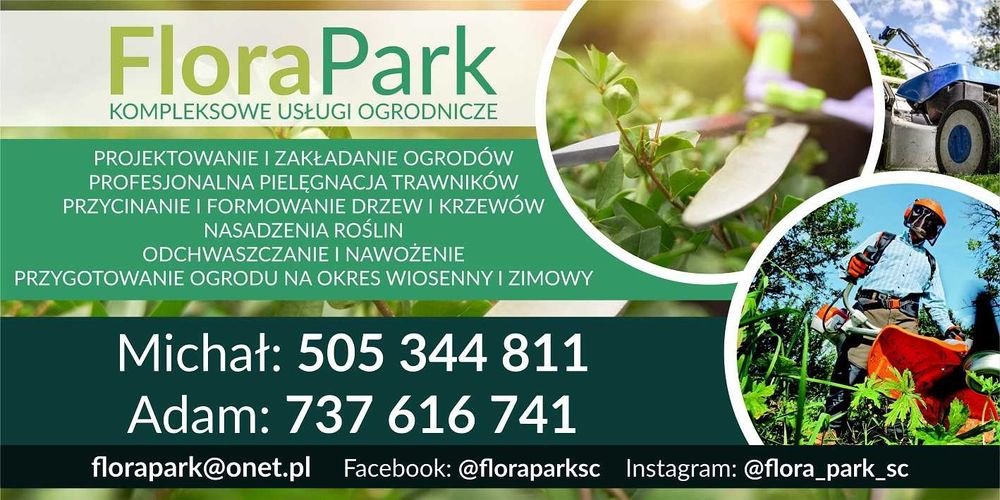 Usługi ogrodnicze - realizacja, pielęgnacja ogrodów