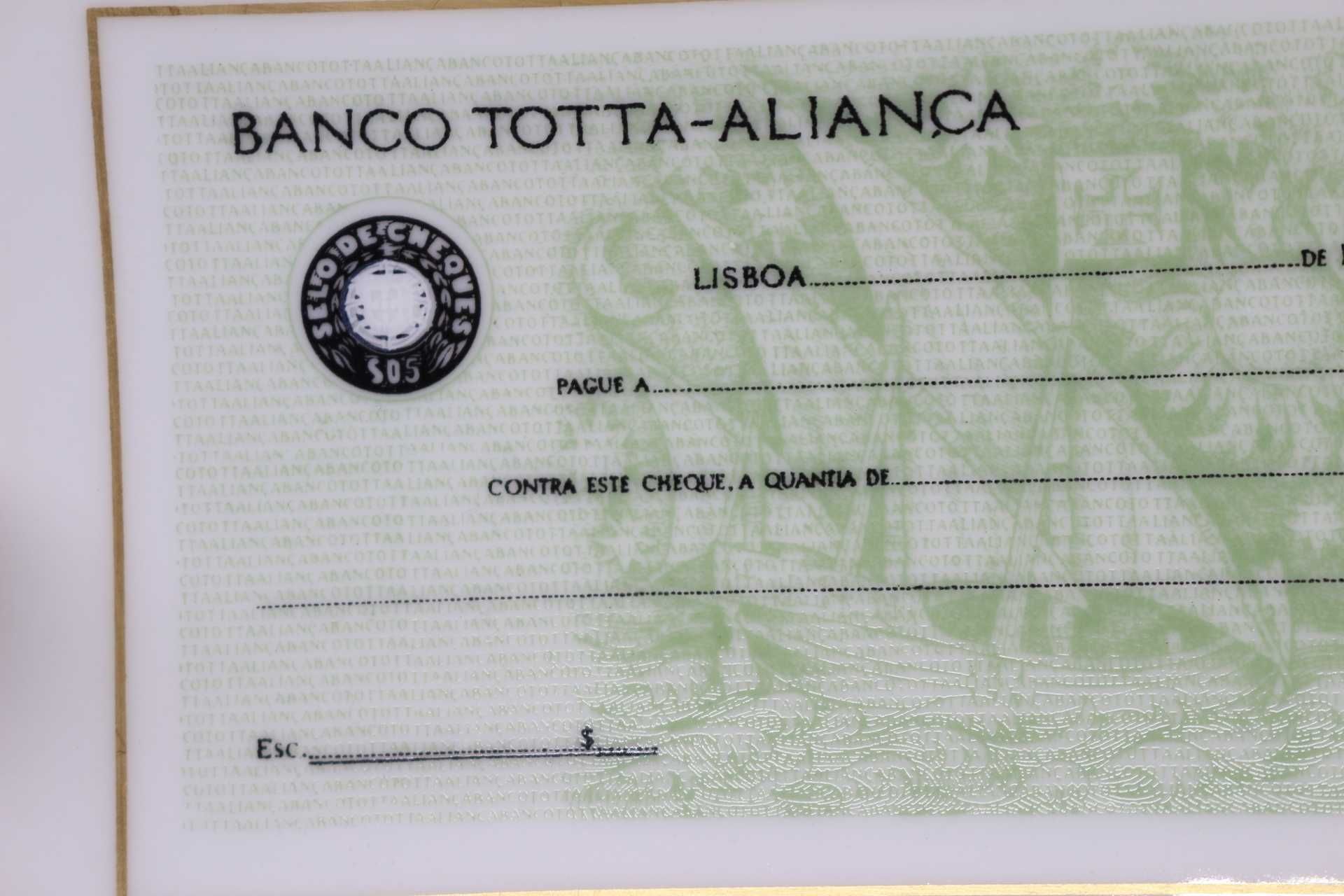 RARO Cinzeiro Vista Alegre Publicidade Banco Totta-Aliança 1947