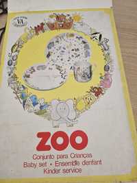 Vista alegre conjunto criança zoo - vintage