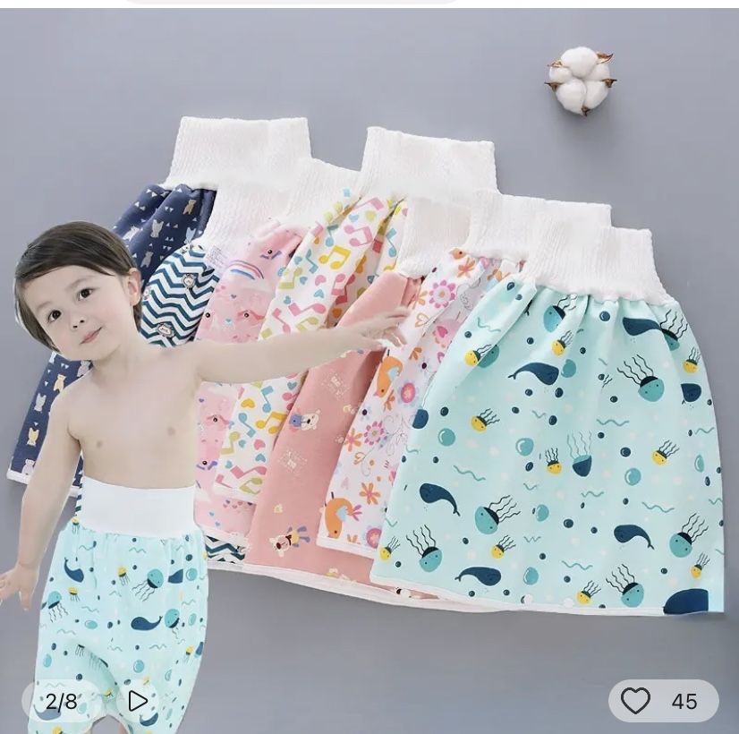Водопоглинаюча дитяча пеленка- спідничка для сну