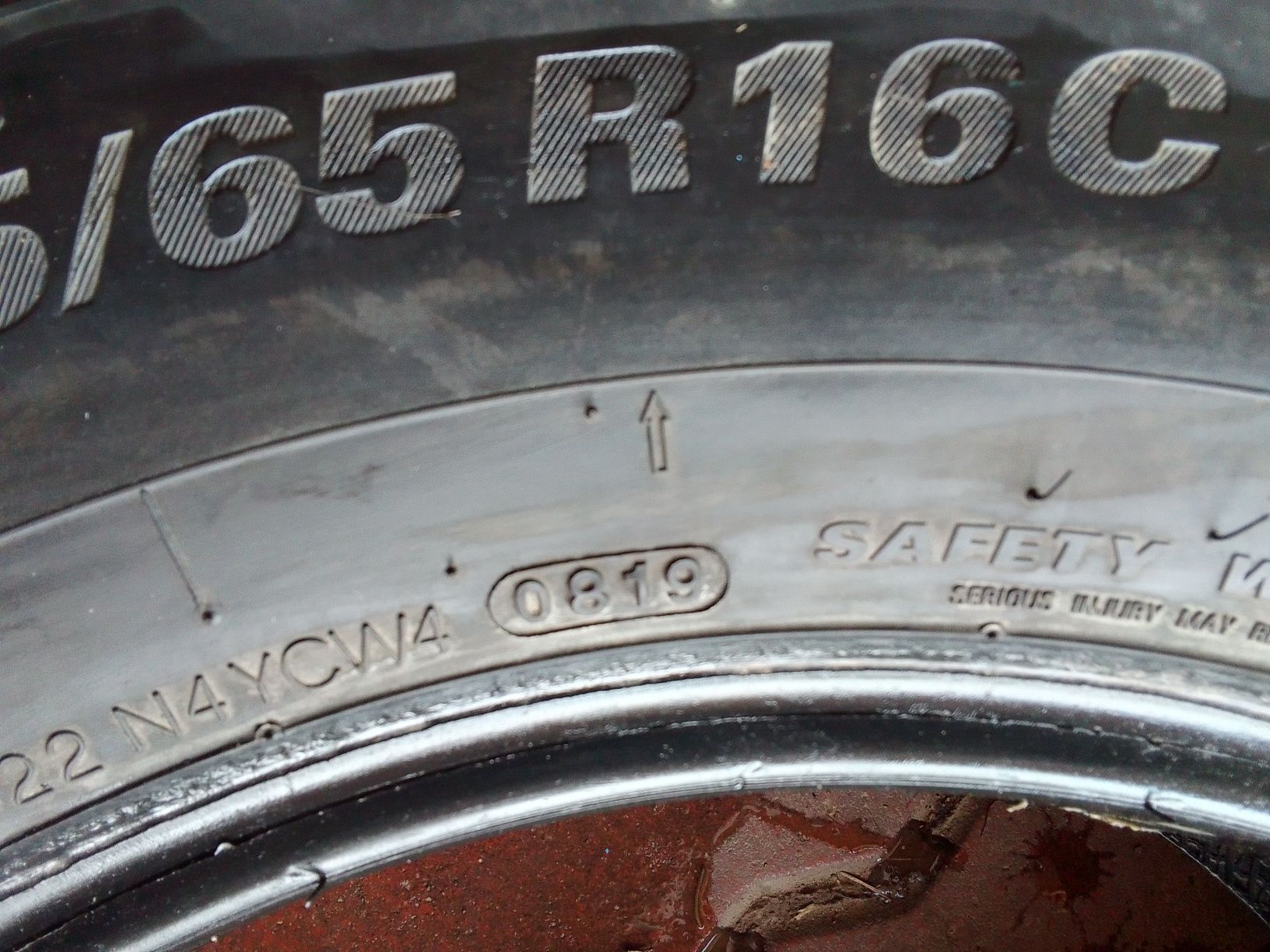 Opona zimowa 225/65r16C KUMHO 6mm