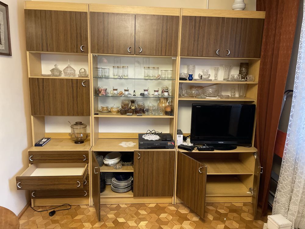 Meble, meblościanka, barek, szafa 3 elementy