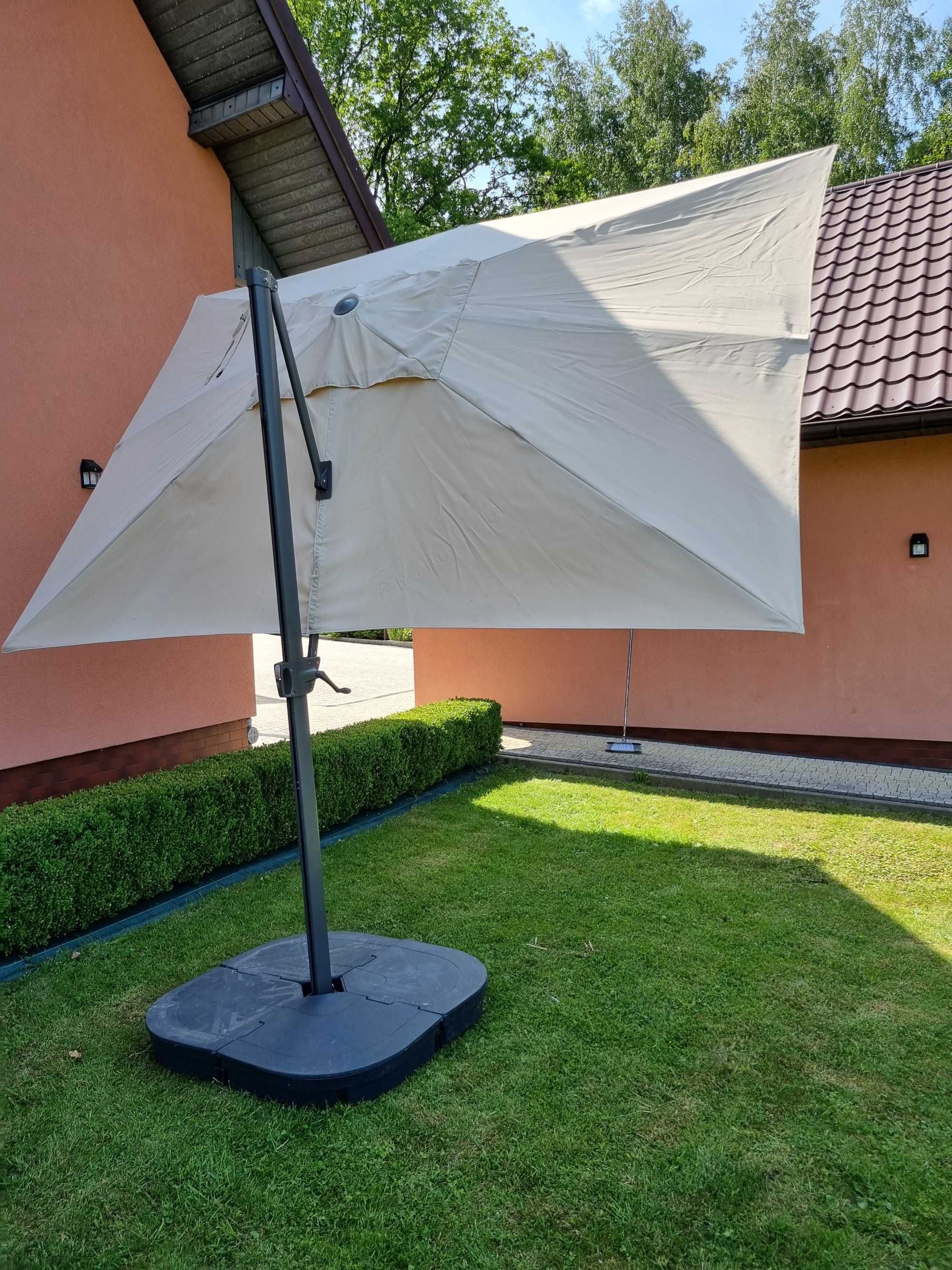 Parasol z podstawą IKEA Seglaro Svarto