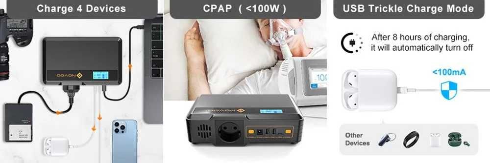 Зарядна Станція розетка 220v NOVOO MiniGo оригінал 148wh 40000mah нова