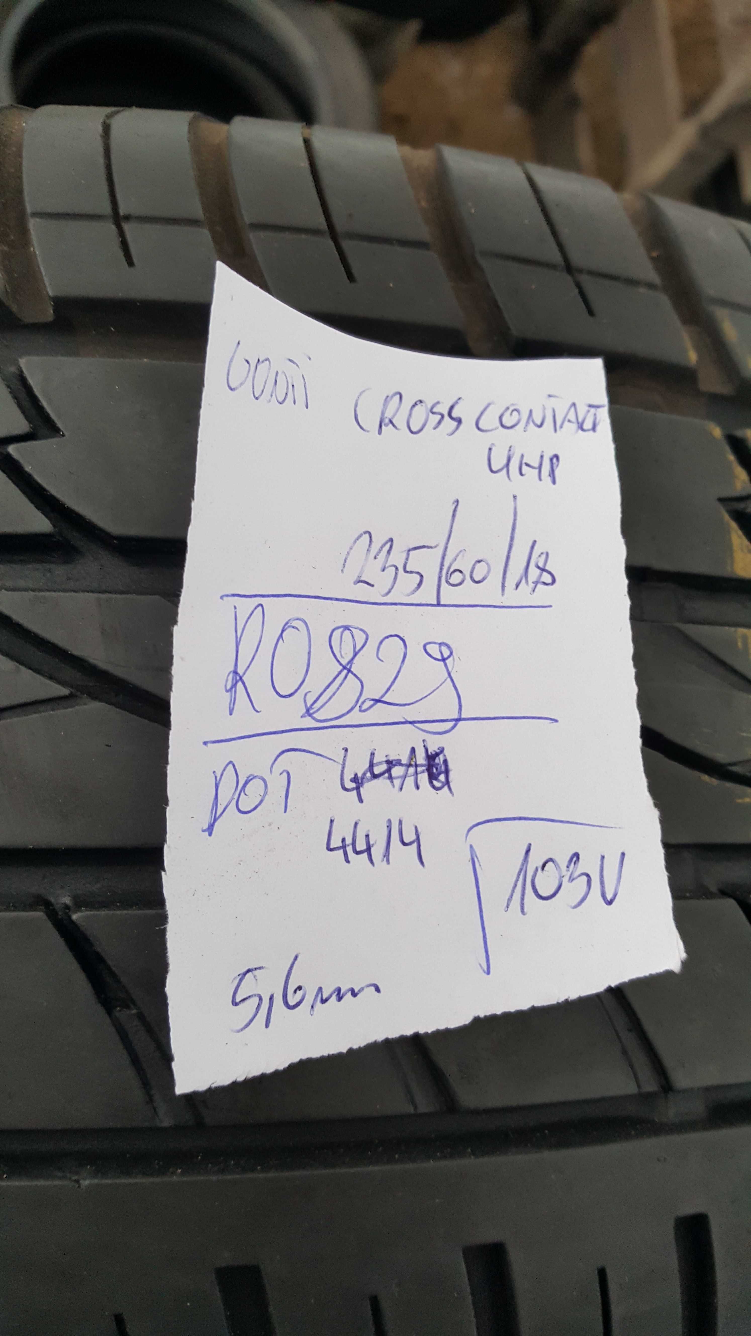 Continental 235/60 r18 CrossContact UHP /// 5,6mm!!!