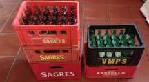 Grades de cerveja e outras bebidas