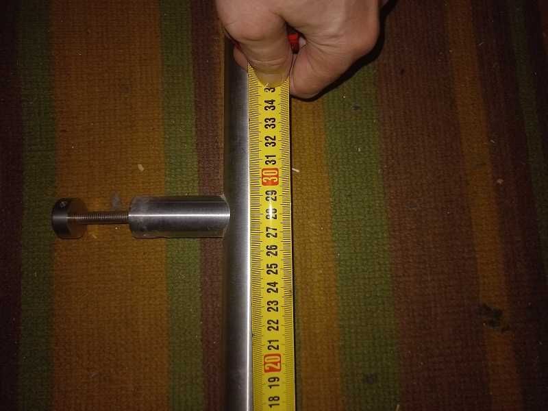 Pochwyt do drzwi 150 cm, stal kwasówka.