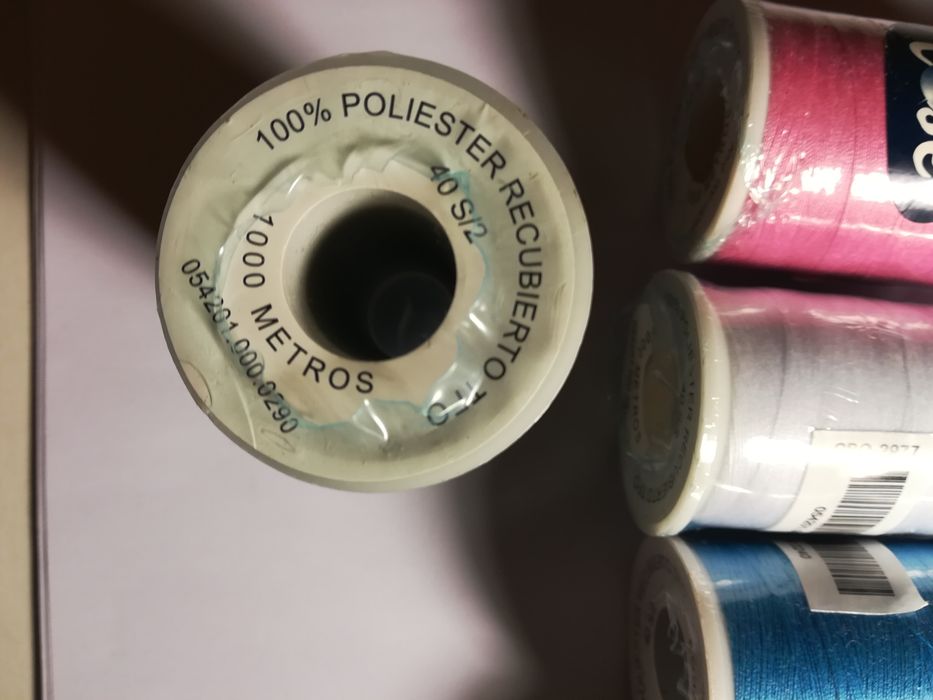 Linhas Cose 1000 metros, 100% poliéster