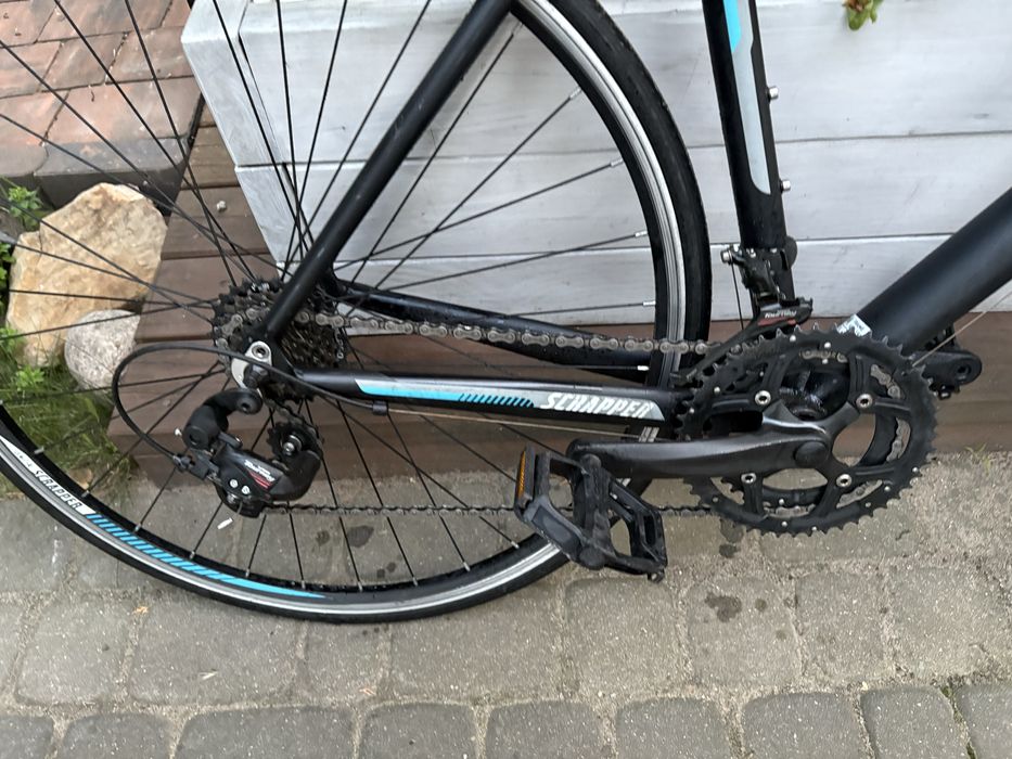 Rower scraper szosowy