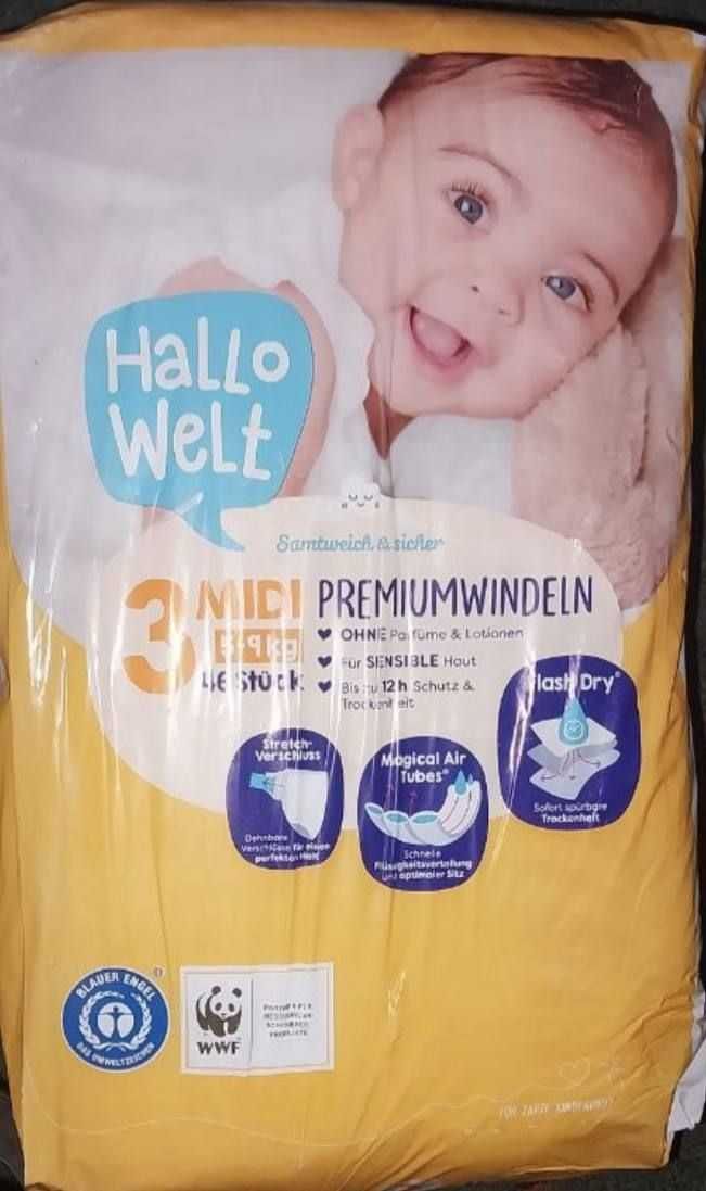 Підгузки 3 преміум Hello Welt