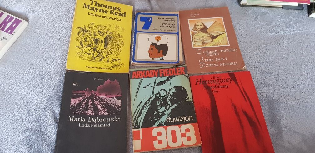 Książki różne szkola średnia  podstawowa lektury