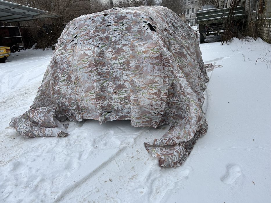Маскувальна сітка зимова розміром 4х5