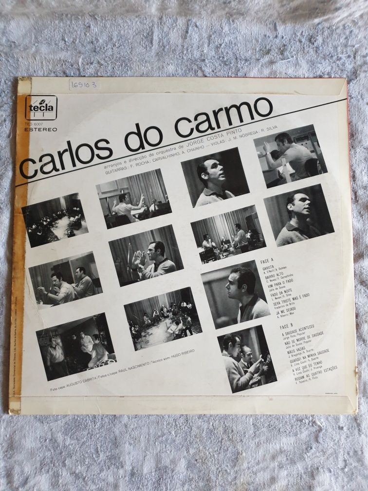 LP vinil de Carlos do Carmo