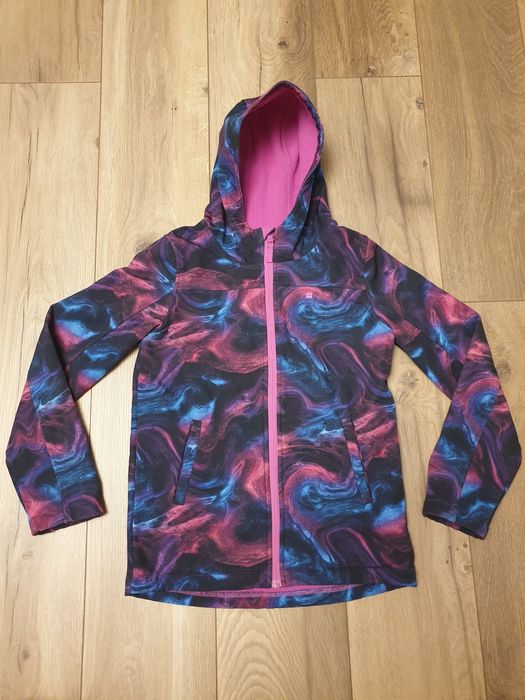 Bluza kurtka z kapturem softshel  roz. 140-152cm wymiary na zdjęciach