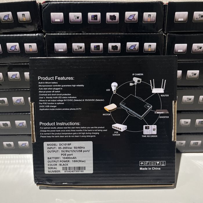 Джерело безперебійного живлення для роутера ОПТ ДБЖ 10400 mAh mini ups