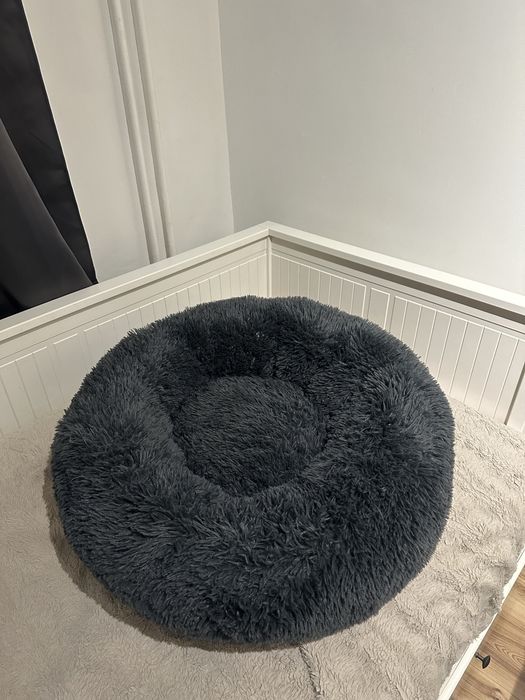 Legowisko dla psa okrągłe futerkowe 70 cm