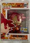 Funko SSG Goku 826 com sticker SDCC