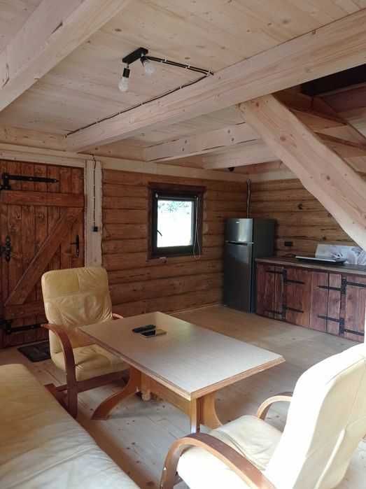 22-25.07 Domek z bala nad jeziorem  Mazury balia łowisko plaża Giżycko