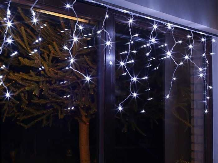 ХІТ! Вулична гірлянда роса, мішура, Бахрома, декор гирлянда на улицу