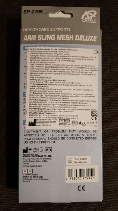 Temblak siatkowy Deluxe rozmiar L