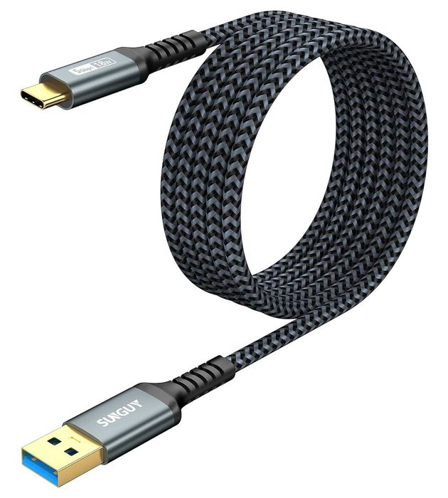 Kabel USB - USB-C SunGuy 3m mocny Quick Charge