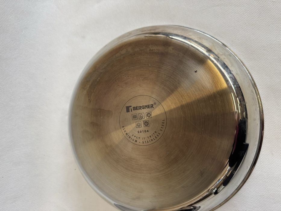 Bergner zestaw patelnia patelnia 24 cm 26 cm indukcja odpinana rączka