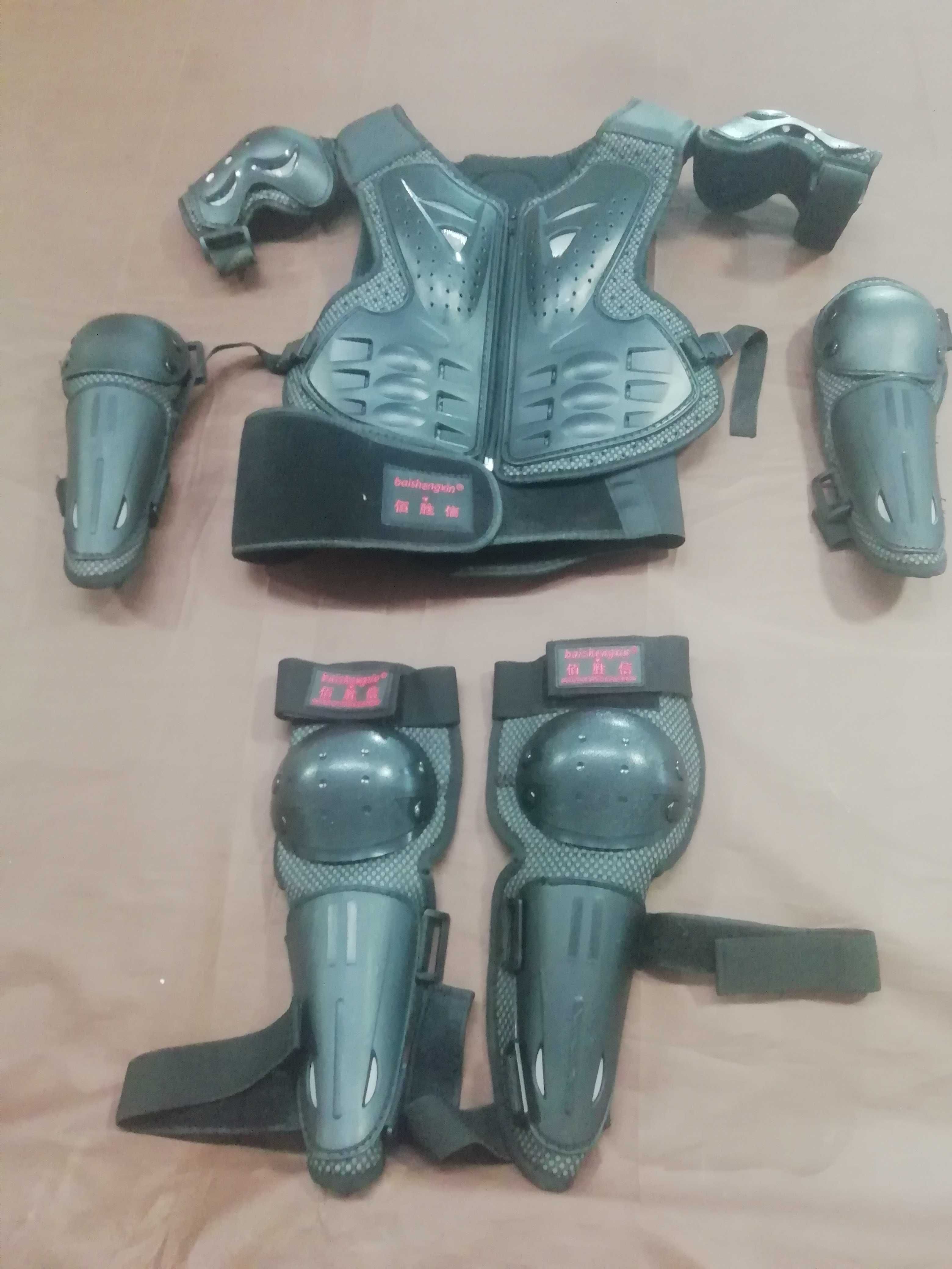 Proteção motocross para criança