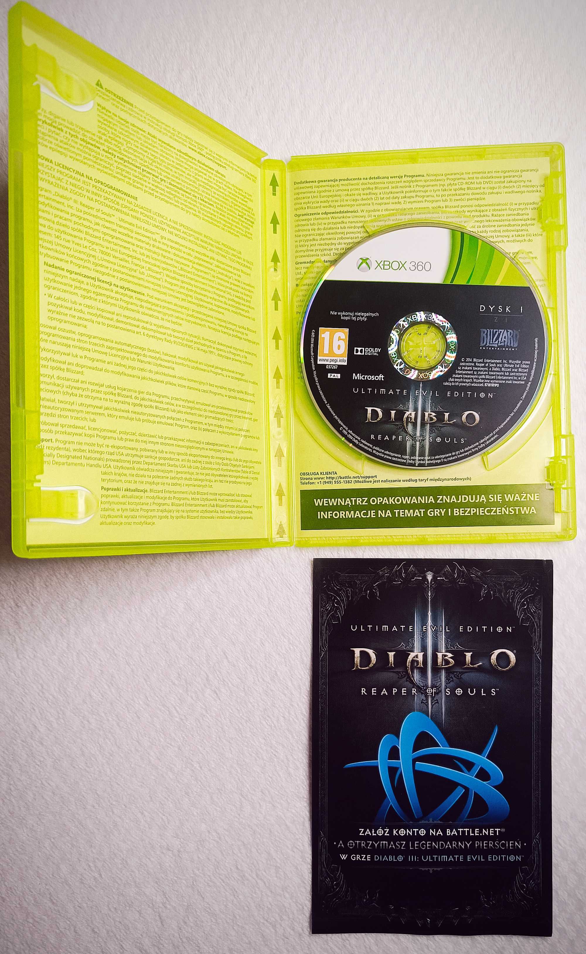 Diablo 3 Reaper of Souls Ultimate Evil Edition PL Dubbing Xbox 360