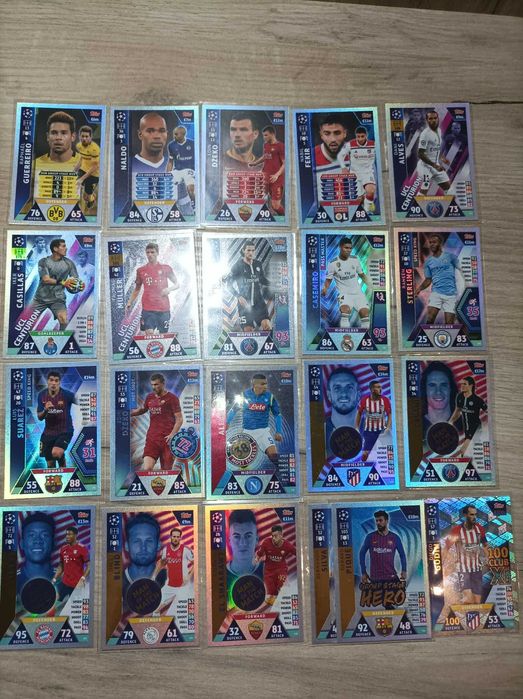 Topps Road To Madrid UEFA Champions League 2019. Match Attax Specjalne