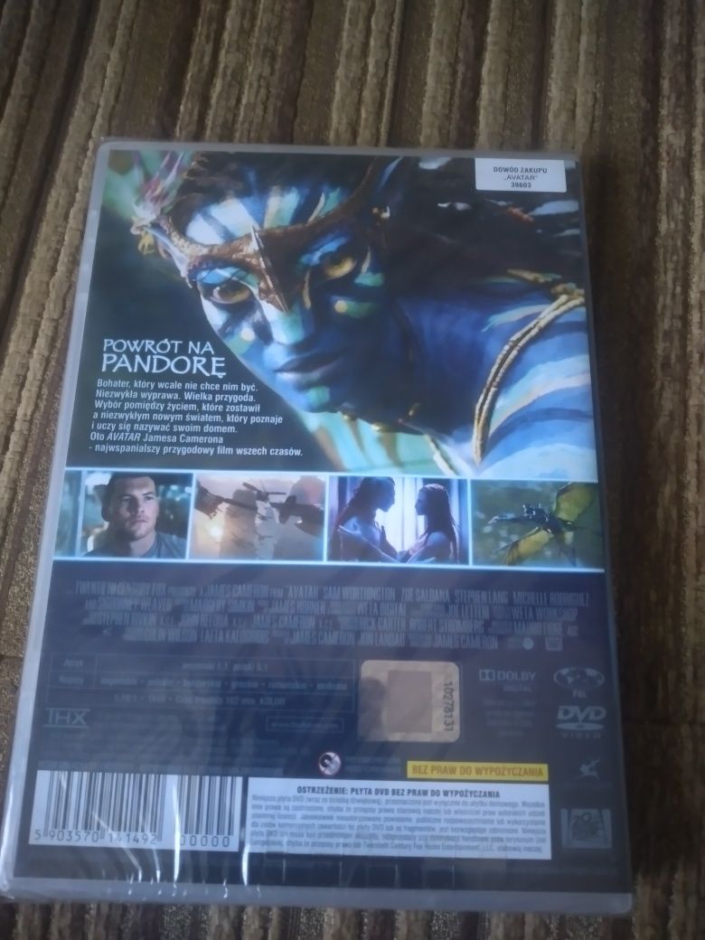 Avatar DVD nowy w folii