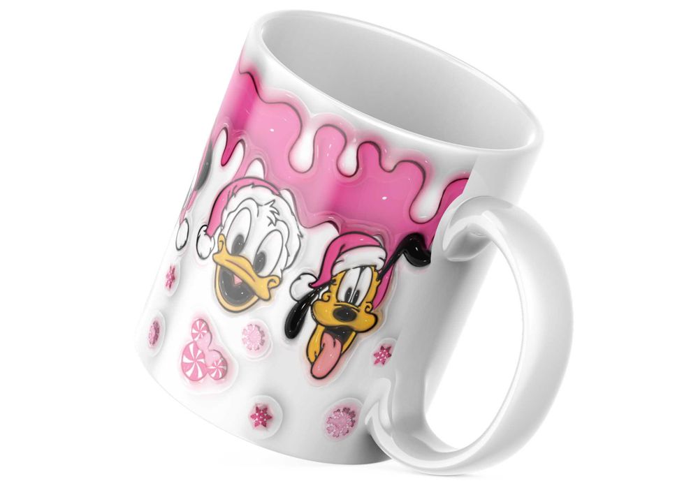 Świąteczny Kubek 3D - DISNEY - Myszka Miki - Idealny Na Prezent