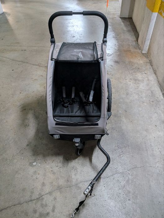 Hauck Dryk Duo Reboque Bicicleta para crianças