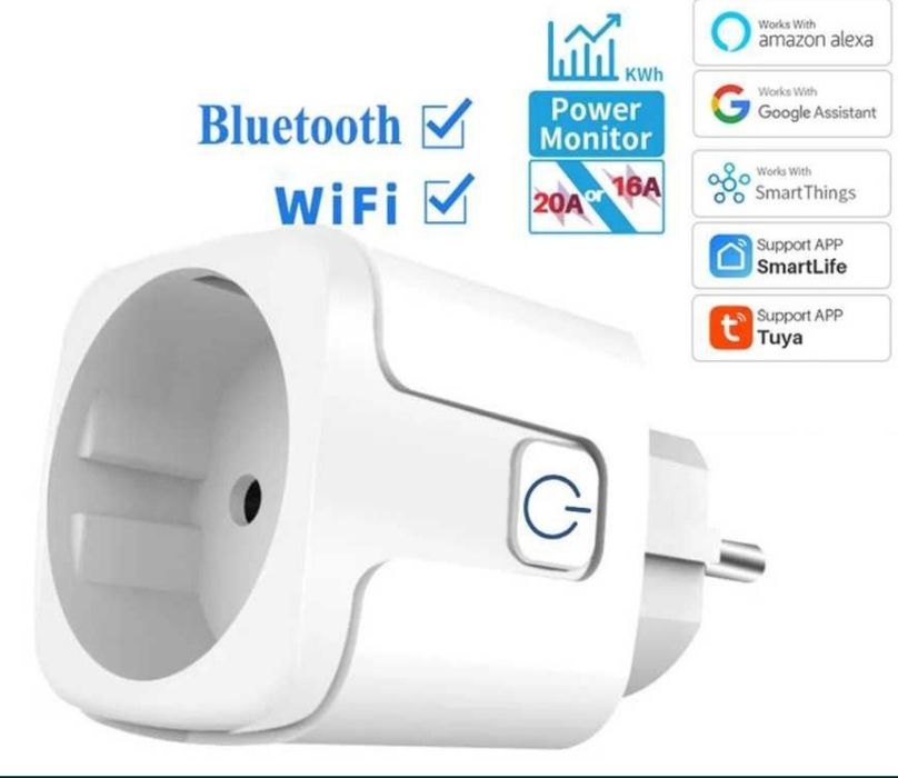 Wi-fi Smart розетка 20A EWelink, з лічильником електроенергії, таймер!
