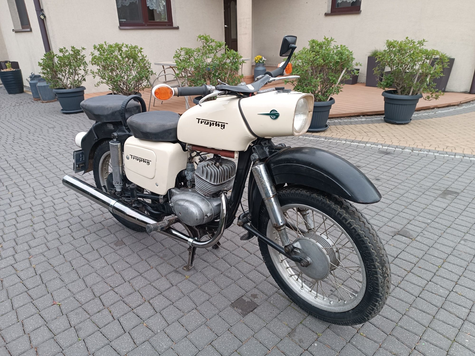MZ es 125 trophy zamiana zamienię motocykl quad cross prl auto bus