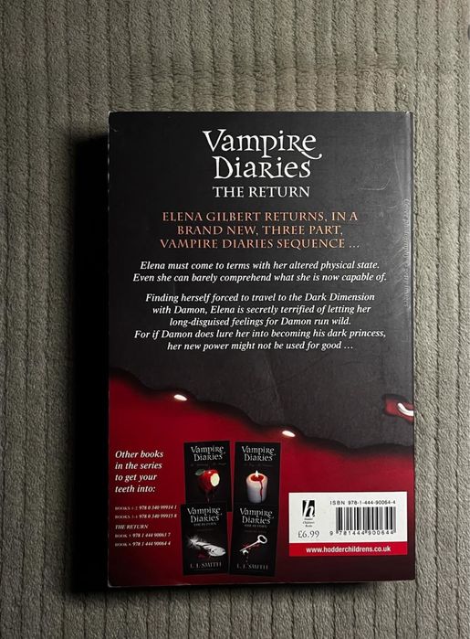 «Vampire diaries» L.J. Smith англійською