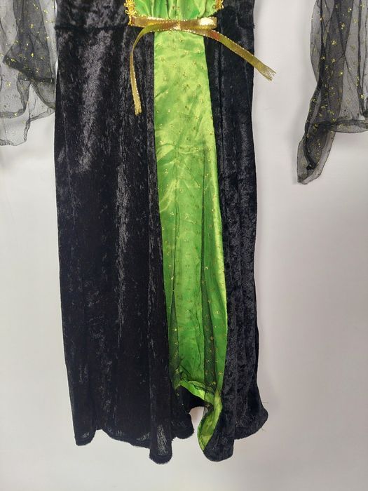 Sukienka przebranie czarownica dama dworu rozmiar 110 116 cm. Gh092