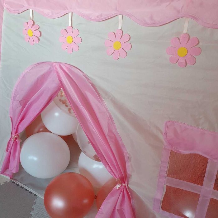 Namiot dla dzieci domek różowy