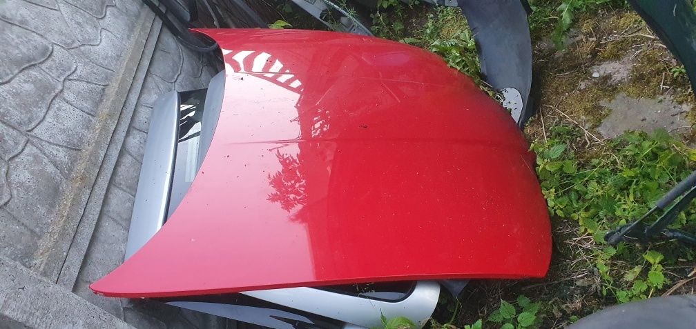 Maska przod  pokrywa silnika Seat leon I czerwona ładna toledo II