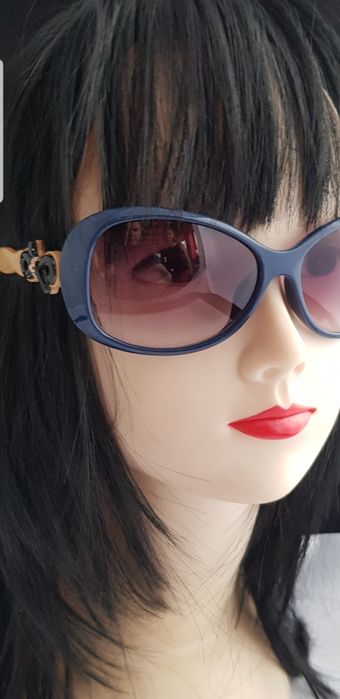 Okulary przecisłoneczne damskie UV400 100wzów biżuteria  ozdoba FV wys
