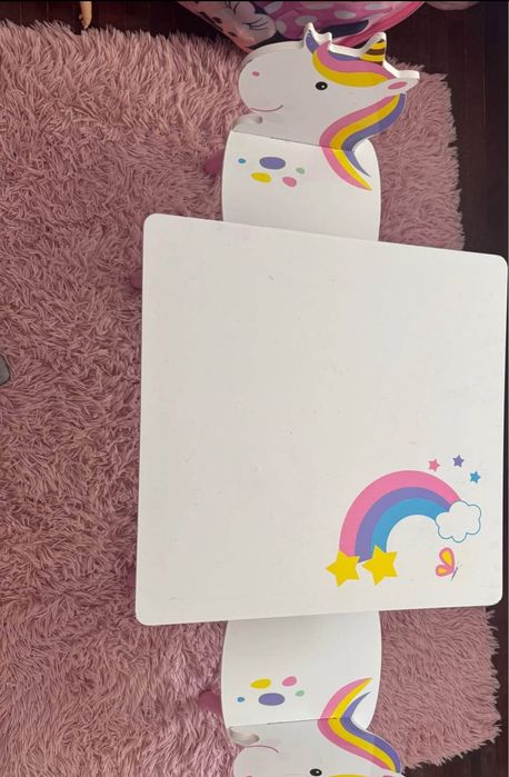 Mesa criança unicórnio