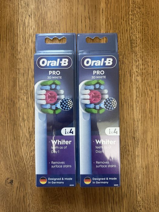 Końcówki do szczoteczki oralb pro 3d white