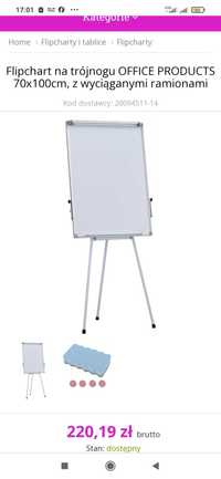 Flipchart tablica mega okazja cena